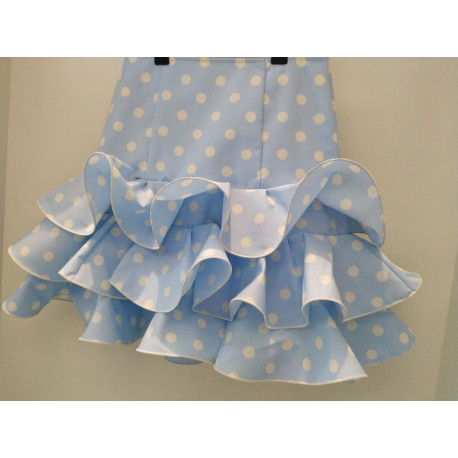 FALDA CORTA CELESTE LUNAR GRADE V19. - Gallardo