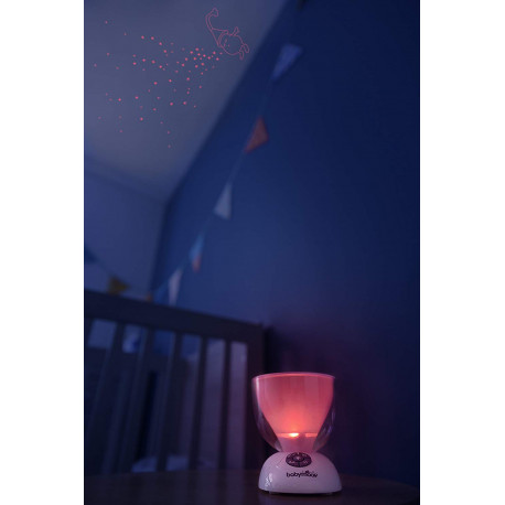 Luz nocturna para bebé, corriente alterna, batería --Babymoov A015018 -