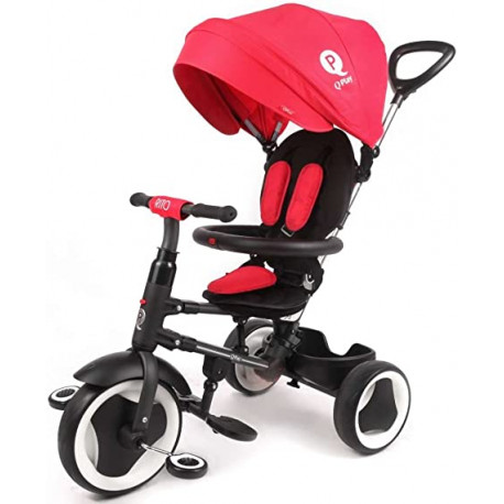 Triciclo Evolutivo Plegable Qplay s380 Rito Rojo