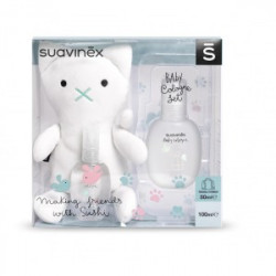 SET REGALO BABY COLOGNE & PELUCHE GATITO SUAVINEX 3401132