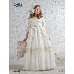 Vestido OULET Comunión CORA 58336
