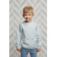 Sudadera niño. Cuki kids. Flor verde.