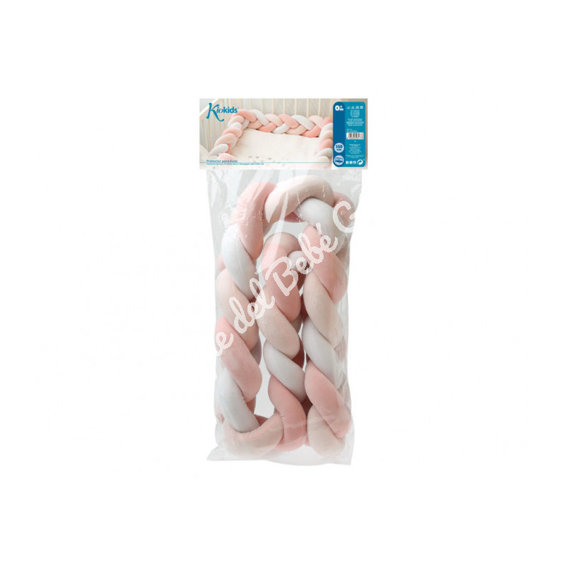 Trenza protector cuna y cama 1,5m KIOKIDS