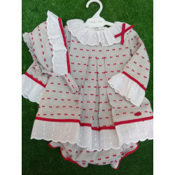 VESTIDO, BRAGUITA Y CAPOTA DOLCE PETIT 2008-VBG  INV20