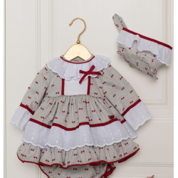 VESTIDO, BRAGUITA Y CAPOTA DOLCE PETIT 2009-VBG  INV20