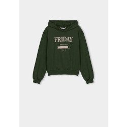 Sudadera Capucha Estampado C/ Relieve Verde TIFFOSI  10041404 INV.21/22