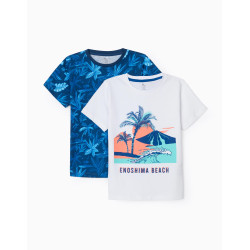 PACK 2 CAMISETAS 'ENOSHIMA BEACH' ZIPPY 3106 VE22