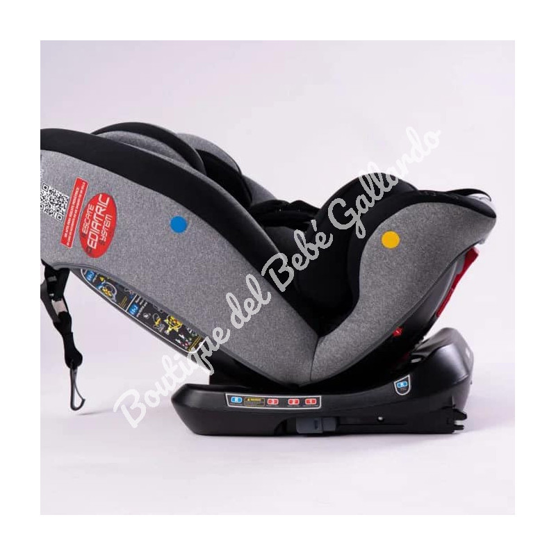 Babyauto Patxu - Silla de seguridad infantil, grupo 0+/1, color gris