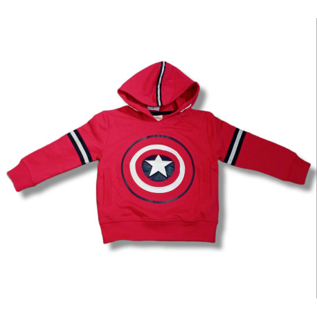 SUDADERA ZIPPY MARVEL  CAPITAN AMERICA 734435 INV21/22