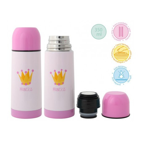 TERMO kiokids 350ML ACERO INOXIDABLE  PRINCESS 1994