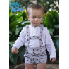 Jesusito DBB bebé niña Gris Lacitos 17301 INV23/24