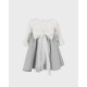 Vestido laormiga cuadros marino/burdeos inv23/24