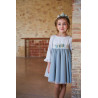 Vestido niña pequeño laormiga tul bicolor inv23/24