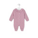 Pelele de bebé Tricot rosa 2303