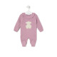 Pelele de bebé Tricot rosa 2303