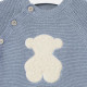 Conjunto de bebé de recién nacido Tricot azul 2302