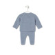 Conjunto de bebé de recién nacido Tricot azul 2302