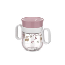 VASO ANTIDERRAME 360 MEPAL MIO FLORES Y MARIPOSAS 300 ML